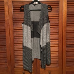 Draped Knit Vest